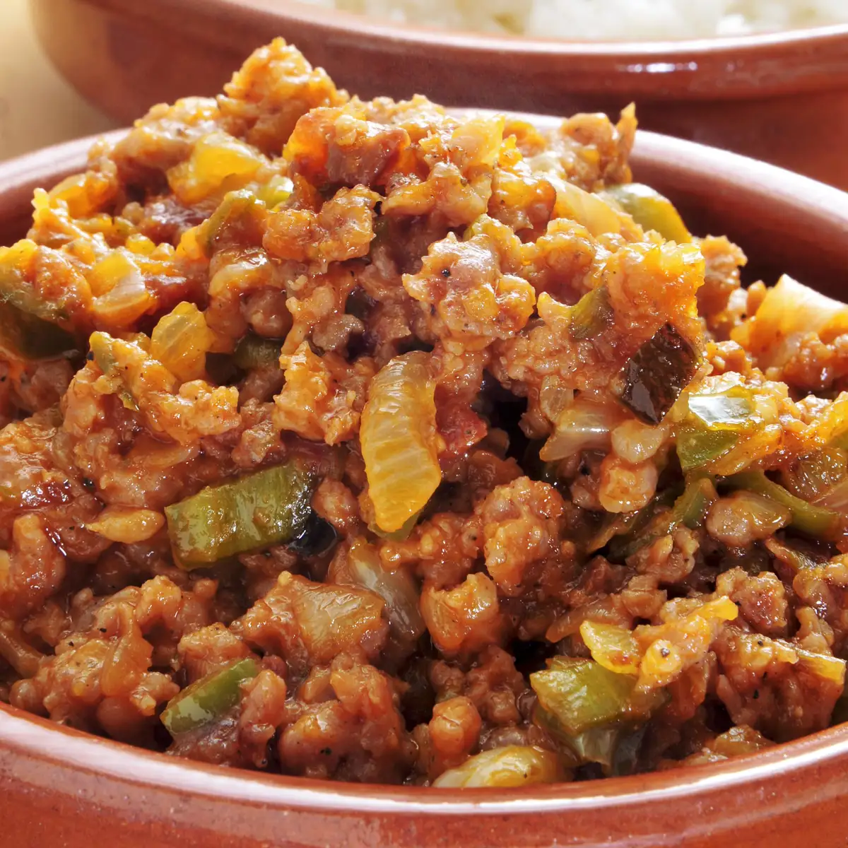 Picadillo de carne con papas