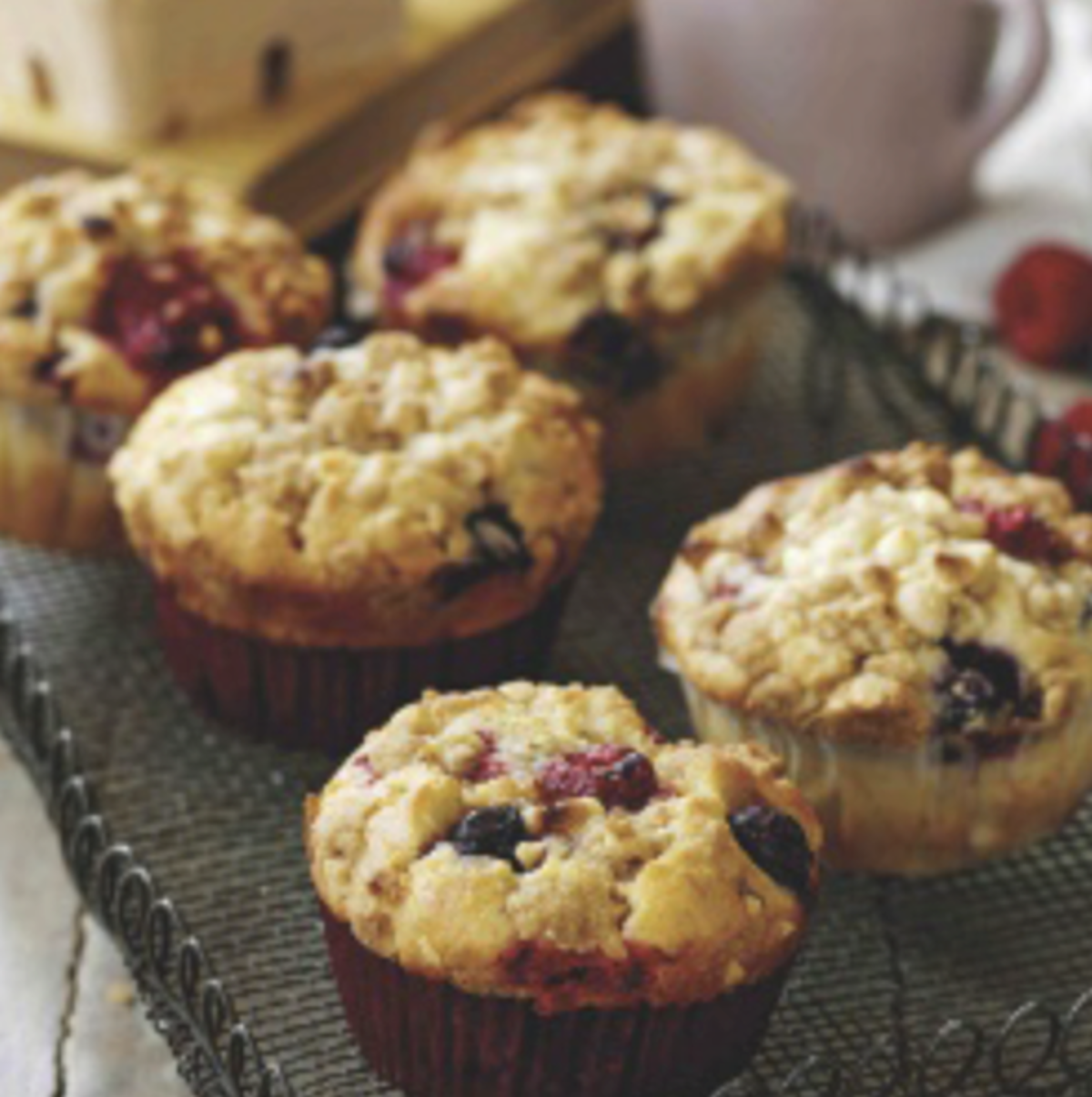 Muffins con crumble