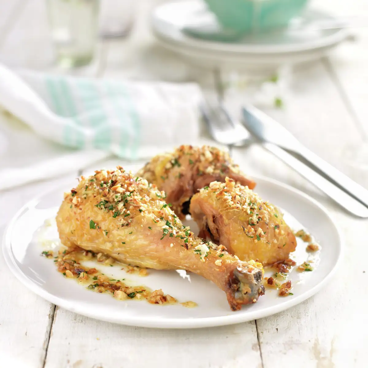 POLLO ASADO CON FRUTOS SECOS