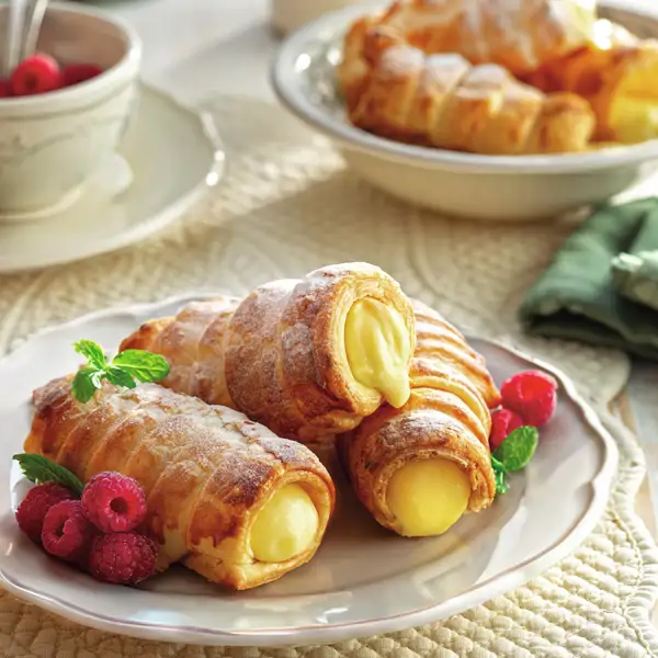 El dulce típico de Pamplona que te encantará: canutillos rellenos de crema pastelera