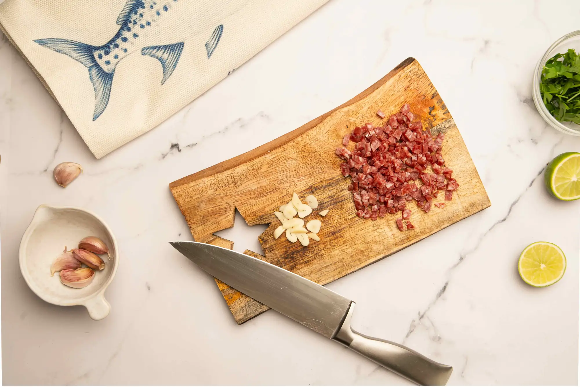 2. Prepara los ingredientes del sofrito