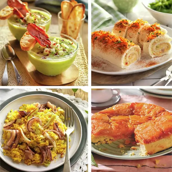 Menú semanal de Cocina Fácil, del 14 al 20 de junio. Recetas fáciles de temporada para disfrutar del inicio del verano