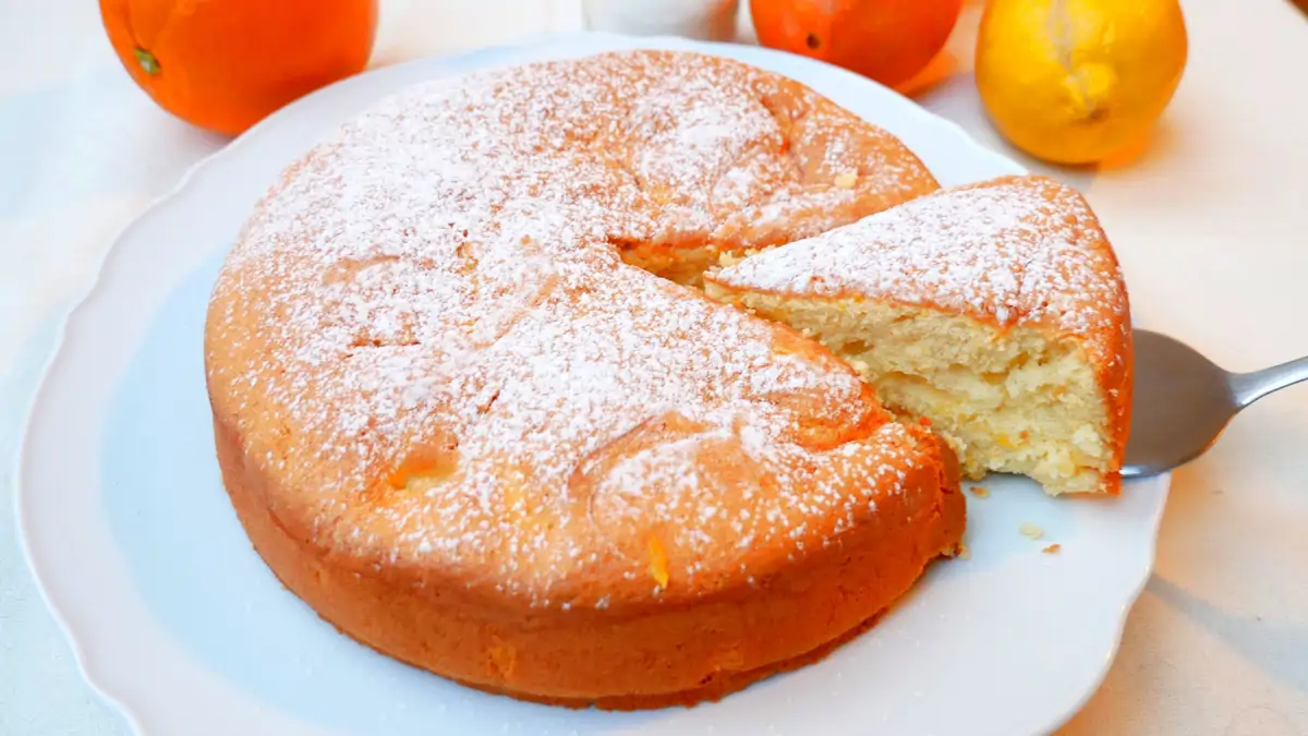 Tarta de naranja italiana