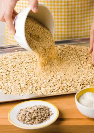 1. Tritura la avena