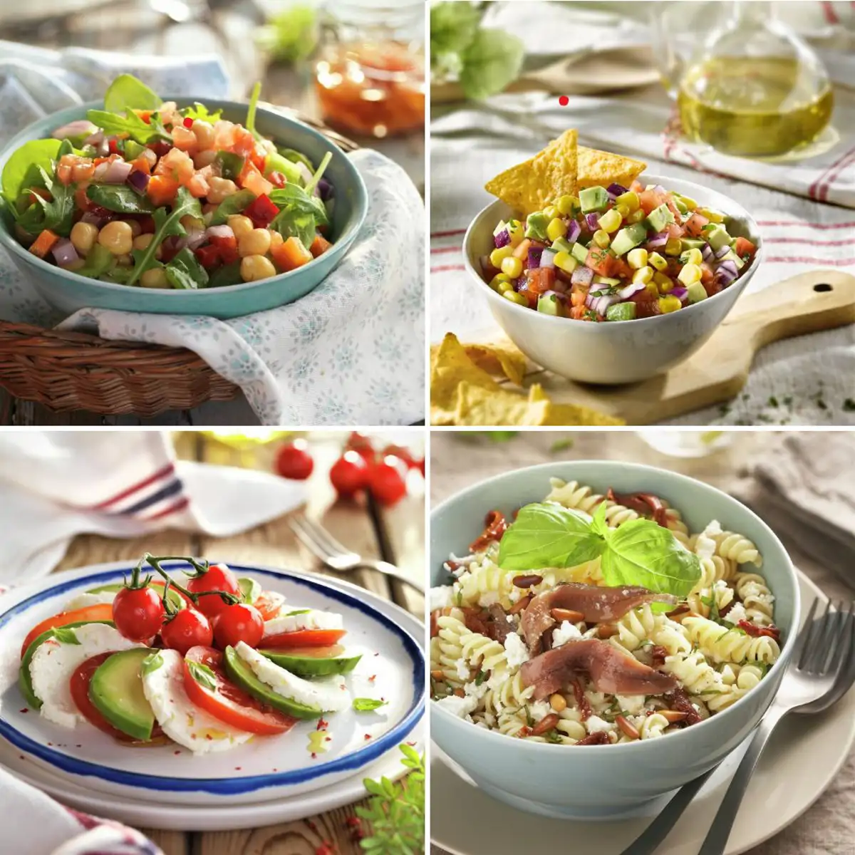 ensaladas sin lechuga
