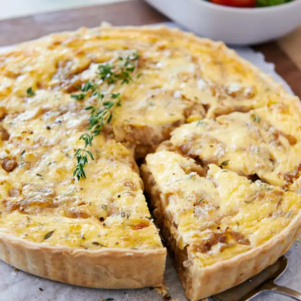 Con una lata de atún: la quiche fácil que preparo para una deliciosa cena proteica