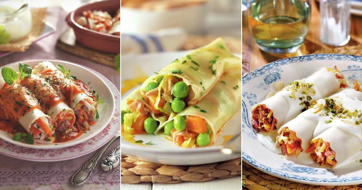 7 recetas de canelones fríos fáciles, rápidos...