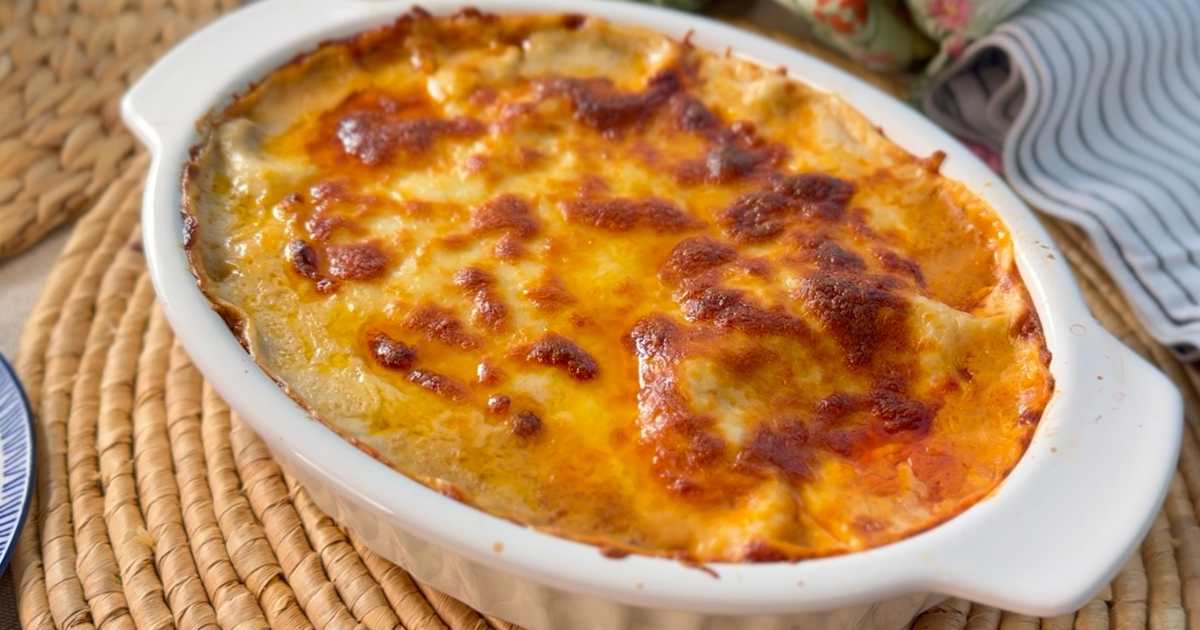 Esta es la lasaña que preparo cuando quiero un plato...