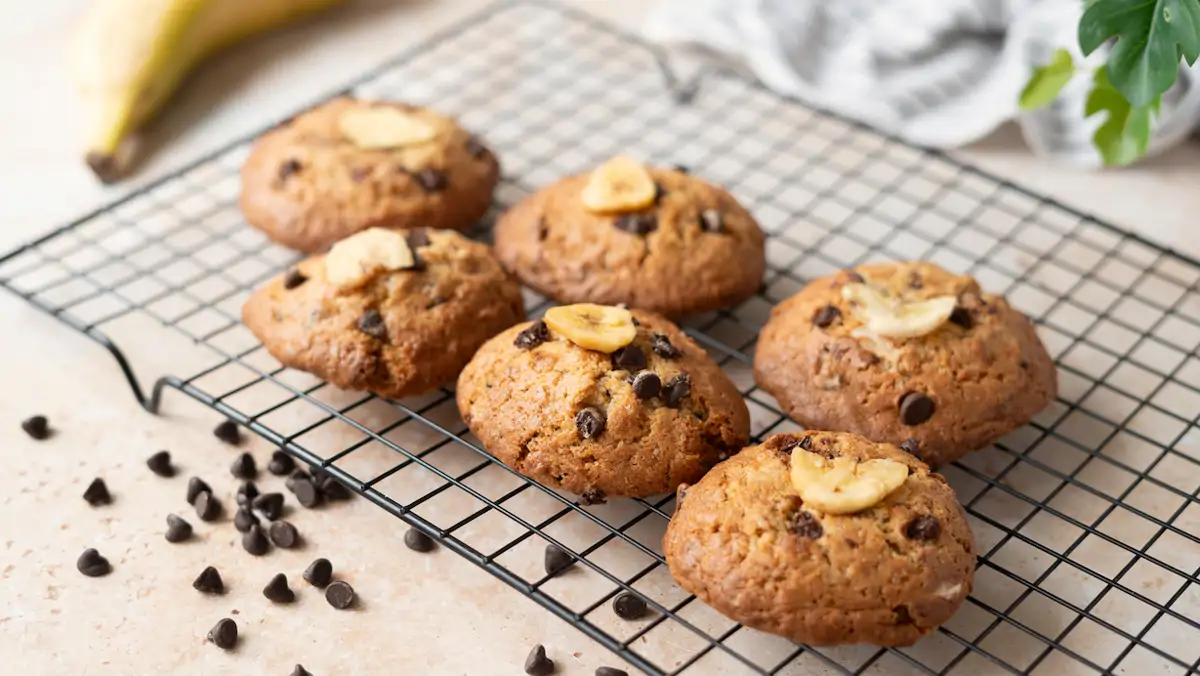 Banoffee cookies