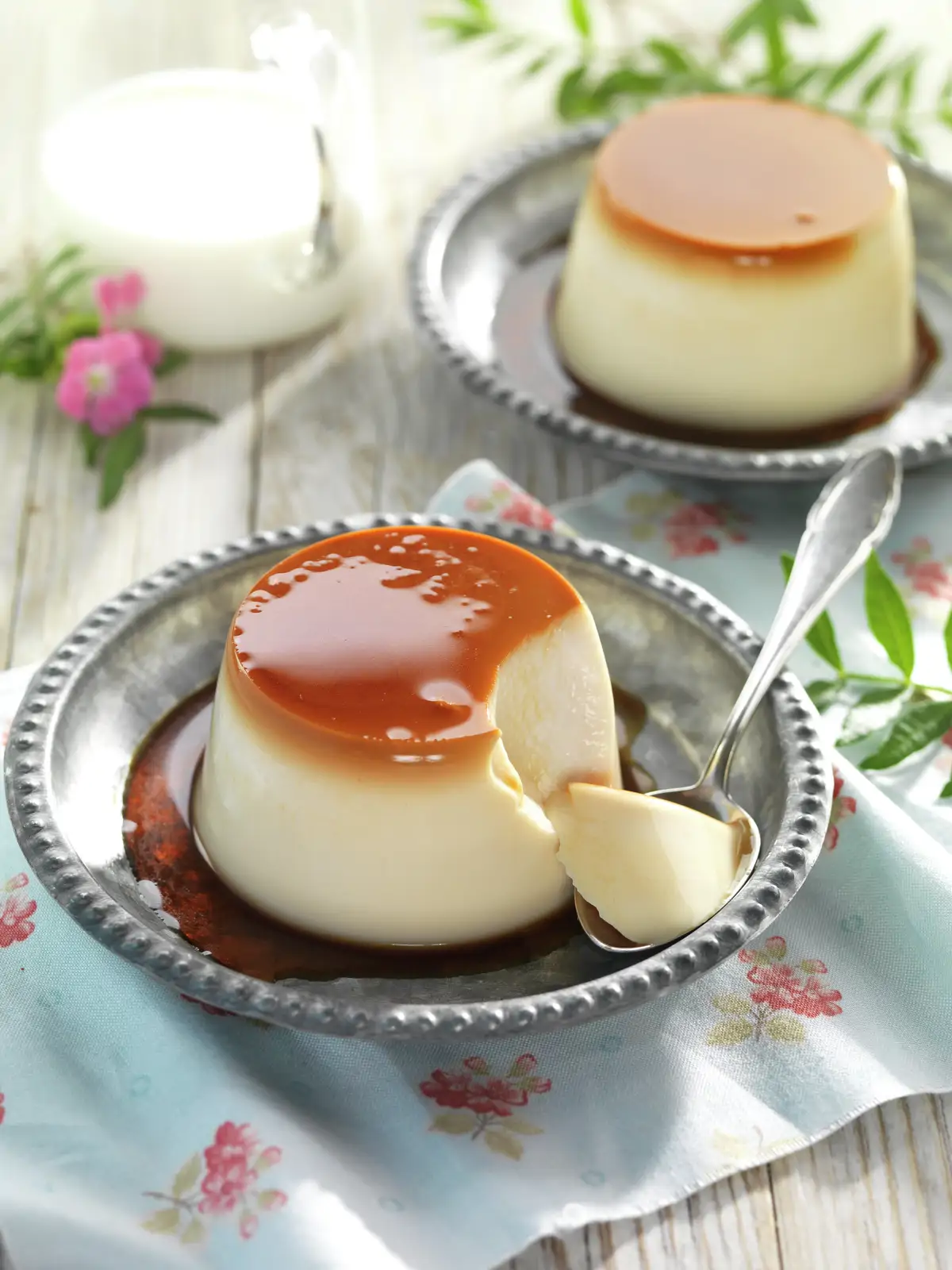 FLAN AL CARAMELO.