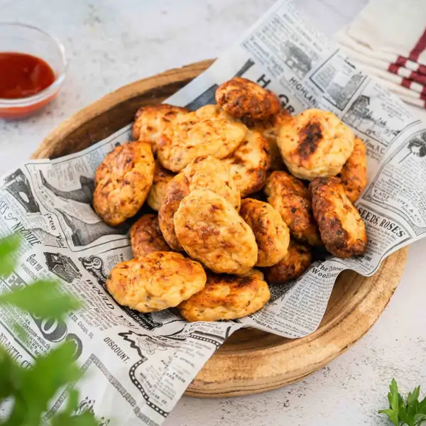 Estos nuggets saludables se hacen en 12 minutos en la airfryer mientras preparas una ensalada