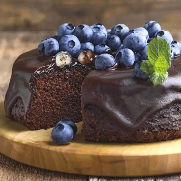 La deliciosa tarta de chocolate y arándanos que preparo en menos de una hora (fácil y deliciosa)