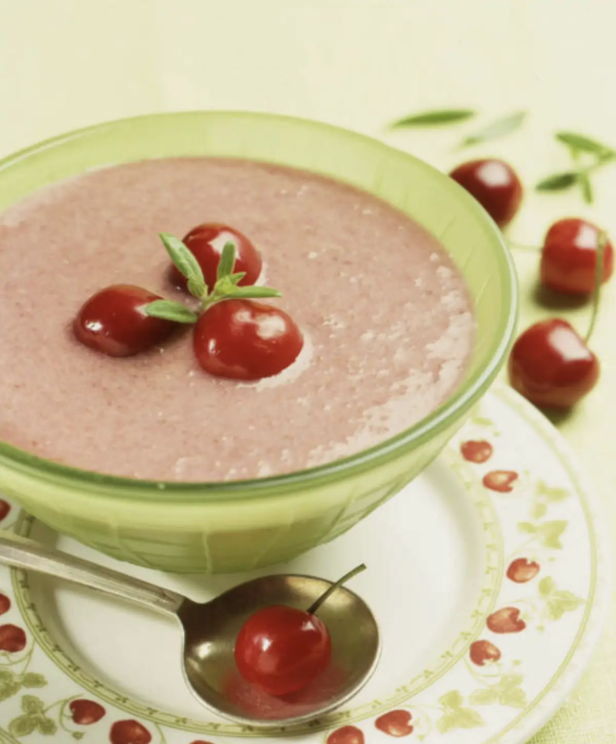 Espuma de frutos rojos