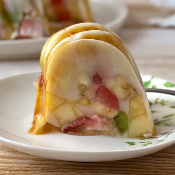 Postre fresquito para combatir el calor (fácil y rápido) con frutas y galleta 